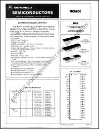 Click here to download MC6800L Datasheet