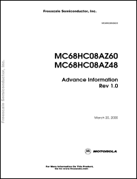 Click here to download MC68HC08AZ48 Datasheet