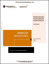 Click here to download MC908GZ32VFJ Datasheet