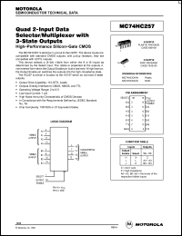 Click here to download MC74HC257 Datasheet