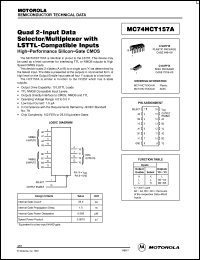 Click here to download MC74HCT157A Datasheet