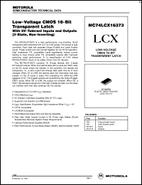 Click here to download MC74LCX16373 Datasheet