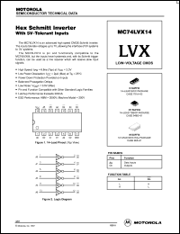Click here to download 74LVX14 Datasheet