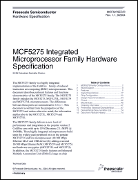 Click here to download MCF5275CVM133 Datasheet