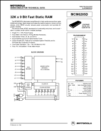 Click here to download MCM6205D Datasheet