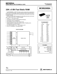 Click here to download MCM6206BA Datasheet