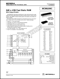 Click here to download MCM6209C Datasheet