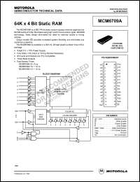 Click here to download MCM6709A Datasheet