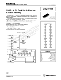 Click here to download MCM6729B Datasheet