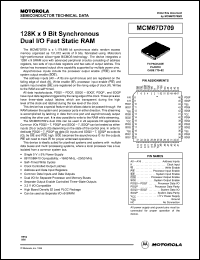 Click here to download MCM67D709 Datasheet
