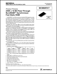 Click here to download MCM69F817 Datasheet