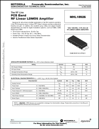 Click here to download MHL18926 Datasheet
