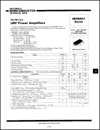 Click here to download MHW807 Datasheet