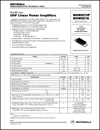 Click here to download MHW927B Datasheet