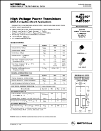 Click here to download MJD340T4 Datasheet