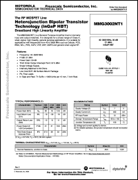 Click here to download MMG3002NT1 Datasheet