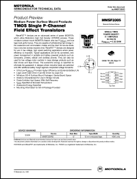 Click here to download MMSF3305 Datasheet