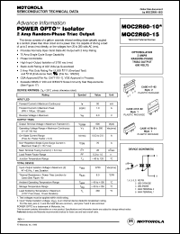 Click here to download MOC2R6010 Datasheet