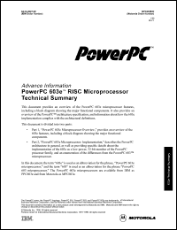 Click here to download MPC603E Datasheet