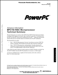 Click here to download MPC750 Datasheet