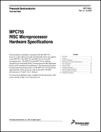 Click here to download MPC755CRX400LE Datasheet