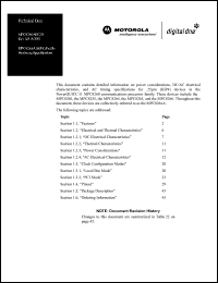 Click here to download MPC826XAVR Datasheet