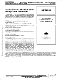 Click here to download MPC9352 Datasheet
