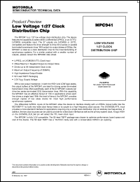 Click here to download MPC941 Datasheet