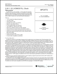 Click here to download MPC9772 Datasheet