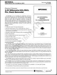 Click here to download MPC9992 Datasheet