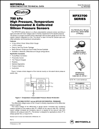 Click here to download MPX2700 Datasheet