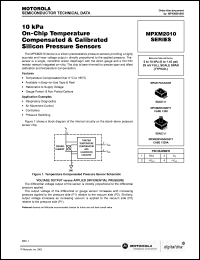Click here to download MPXM2010DT1 Datasheet