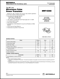 Click here to download MRF1035 Datasheet