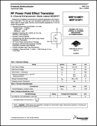 Click here to download MRF1518NT1 Datasheet