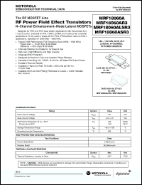 Click here to download MRF18060ALSR3 Datasheet