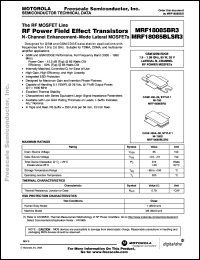 Click here to download MRF18085BR3 Datasheet