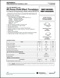 Click here to download MRF19030R3 Datasheet