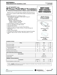 Click here to download MRF19060R3 Datasheet