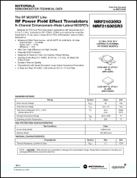 Click here to download MRF21030D Datasheet