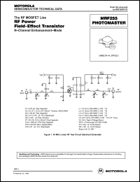 Click here to download MRF255PHT Datasheet