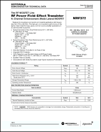 Click here to download MRF372D Datasheet