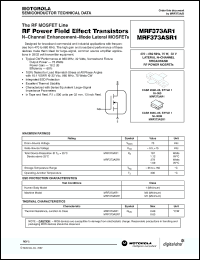 Click here to download MRF373ASR1 Datasheet