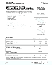 Click here to download MRF9180S Datasheet