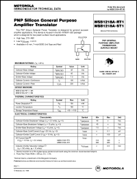 Click here to download MSB1218ART1 Datasheet