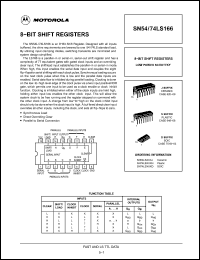 Click here to download 74LS166 Datasheet