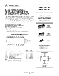 Click here to download 74LS168 Datasheet