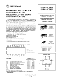 Click here to download 74LS190 Datasheet