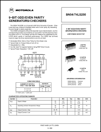 Click here to download SN54LS280 Datasheet