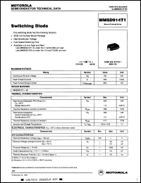 Click here to download MMSD914T1 Datasheet