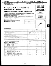 Click here to download MUR470E Datasheet